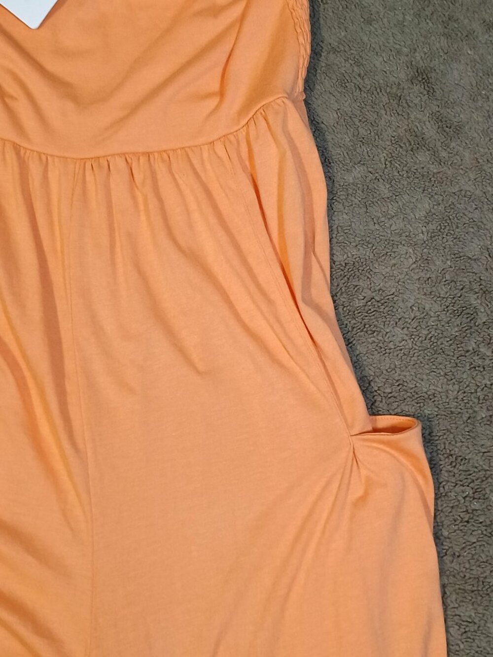 Uniankiya/Jumpsuit/Womens Small Coral Hot Shot Market Wide Leg Boho Resort Vacat - Picture 5 of 8